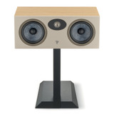 Focal Theva 2-Way Center Channel Speaker, light wood on stand