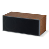 Focal Theva 2-Way Center Channel Speaker, dark wood with grill