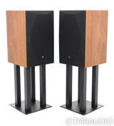 MoFi SourcePoint 10 Bookshelf Speakers; Walnut Pair; Stands (Open Box)