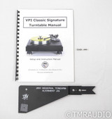 VPI Classic 3 Signature Belt Drive Turntable; JMW-3D 10"; Black (No Cartridge)