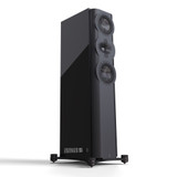 Perlisten S5t Floorstanding Speakers, piano black angled view