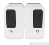 Q Acoustics Q Active 200 Powered Bookshelf Speakers; White Pair (Open Box) (SOLD)