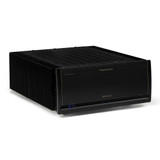Parasound Halo JC 5 Stereo Power Amplifier, black angled view