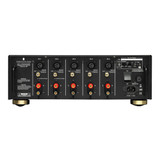 Parasound Halo A 52+ Five Channel Power Amplifier rear panel view, inputs and outputs