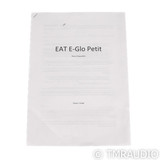 EAT E-Glo Petit MM / MC Phono Tube Preamplifier; Silver