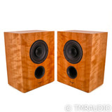 Omega Speaker Systems Compact Alnico Bookshelf Speakers; Curley Cherry Pair