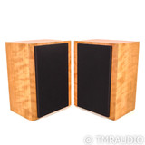 Omega Speaker Systems Compact Alnico Bookshelf Speakers; Curley Cherry Pair