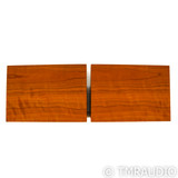 Omega Speaker Systems Compact Alnico Bookshelf Speakers; Curley Cherry Pair