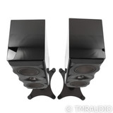 Perlisten R5m Bookshelf Speakers; Black High Gloss Pair with Stands; R5 Monitor