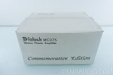 McIntosh MC275 Commemorative Edition Stereo Tube Amplifier (NEW)