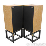 Harbeth 40.2 40th Anniversary Bookshelf Speakers; Tamo Ash Pair; Ton Trager Stands
