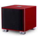 Limited edition red subwoofer from REL Acoustics model T9x