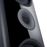 Canton Reference 3 Floorstanding Speaker, Black Piano close up tweeter