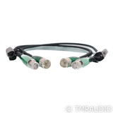 AudioQuest Earth XLR Cables; 1m Pair Balanced Interconnects; 72v DBS