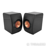 KEF LS50 Bookshelf Speakers; LS-50; Black Pair