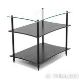 Quadraspire Q4 EVO 3 Shelf Isolation Rack; Glass Shelf; Black