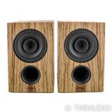 Omega Speaker Systems Baby Alnico Monitor Bookshelf Speakers; Black Limba Pair