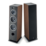 Focal Vestia No. 4 Floorstanding Speakers, dark wood Pair