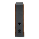 Focal Vestia No. 4 Floorstanding Speakers, dark wood rear panel view