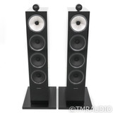 B&W 702 S2 Floorstanding Speakers; Gloss Black Pair