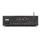 Gold Note DS-1000 EVO Streaming DAC, black rear panel view, inputs and outputs
