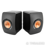 KEF LS50 Bookshelf Speakers; Black Gloss Pair