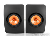 KEF LS50 Bookshelf Speakers; Black Pair