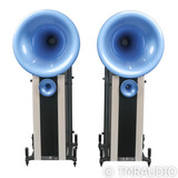 Avantgarde Acoustic Duo XD Floorstanding Speakers; Black Pair w/ White Trim