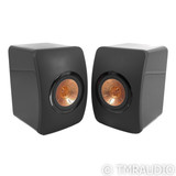 KEF LS50 Bookshelf Speakers; Black Pair (1/4)