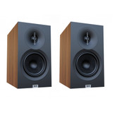 ELAC Debut 3.0 DB53 Bookshelf Speakers, walnut