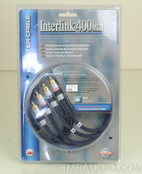 Monster Interlink 400 mk ii RCA Audiophile Interconnect Cables New in Box 1 meter