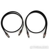 MG Audio Planus CU RCA Cables; 1m Pair Interconnects