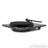 Rega Planar 1 Plus Belt Drive Turntable; Black; Carbon MM Cartridge (Open Box)