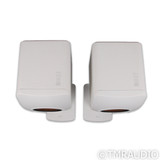 KEF LS50 Meta Bookshelf Speakers; White Pair w/ Stands; Gaia III