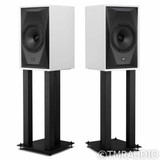 MoFi Electronics SourcePoint 8 Bookshelf Speakers; White Pair w/ Stands (Sealed)