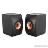 KEF LS50 Meta Bookshelf Speakers; Carbon Black Pair KEF LS50 Meta Bookshelf Speakers; Carbon Black Pair