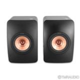 KEF LS50 Meta Bookshelf Speakers; Carbon Black Pair KEF LS50 Meta Bookshelf Speakers; Carbon Black Pair