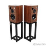 Harbeth Monitor 30.2 XD Bookshelf Speakers; Rosewood Pair w/ Ton Trager Stands
