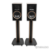 Martin Logan Motion XT B100 Bookshelf Speakers; Walnut Pair w/ Stands