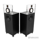 Qualio Audio IQ Ultra Floorstanding Speakers; Black Pair w/ Gaia II Feet