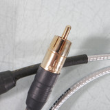 Analysis Plus Silver Apex RCA Cables; 1m Pair Interconnects