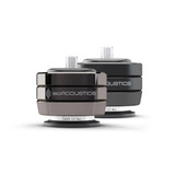 IsoAcoustics Gaia III Neo Isolators, both finishes side by side