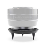 IsoAcoustics Gaia Neo Carpet Disc with isolator in place on top IsoAcoustics Gaia Neo Carpet Disc with isolator in place on top