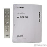Yamaha A-S3200 Stereo Integrated Amplifier; MM / MC Phono Yamaha A-S3200 Stereo Integrated Amplifier; MM / MC Phono