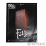 Klipsch Forte IV Floorstanding Speakers; Distressed Oak Pair w/ Lambswool Grill