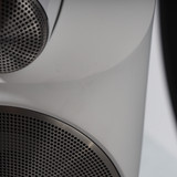 B&W Formation Duo Wireless Active Bookshelf Speakers; White Pair w/ Stands