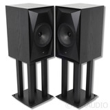 MoFi Sourcepoint 10 Master Edition Bookshelf Speakers; Black Pair w/ Stands