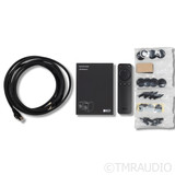 KEF LS50 Wireless II Active Bookshelf Speakers; Carbon Black Pair w/ Stands