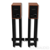 Trenner & Friedl Art Bookshelf Speakers; Walnut Pair w/ Stands; 3rd Gen