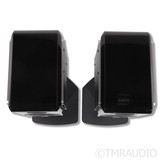 TAD ME1 Bookshelf Speakers; Gloss Black Pair with Stands
